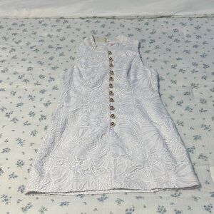 Lilly Pulitzer White Lace Formal Dress